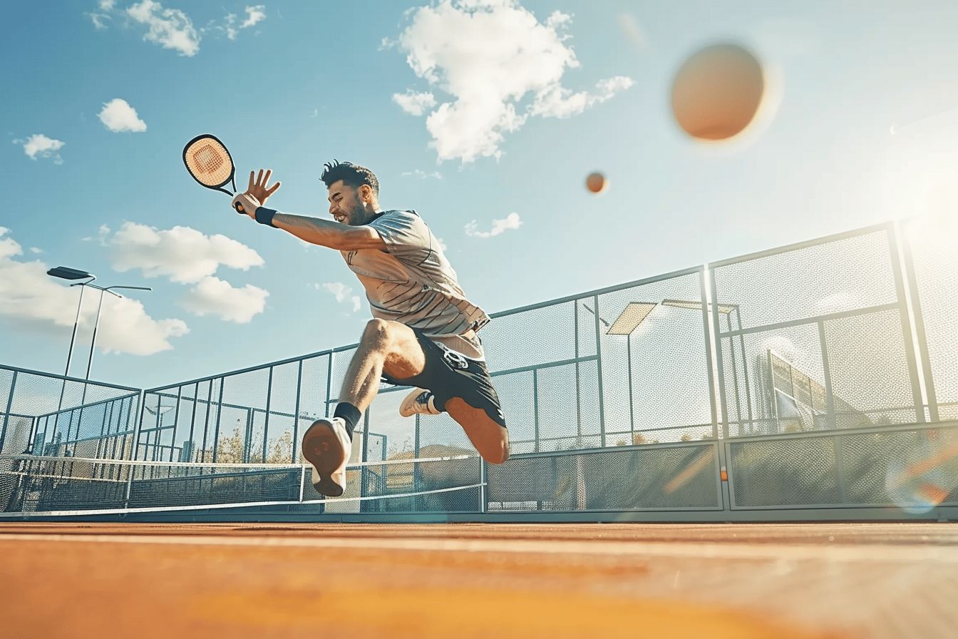 La technique du smash au padel