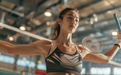 Préparer son corps avant un match de badminton