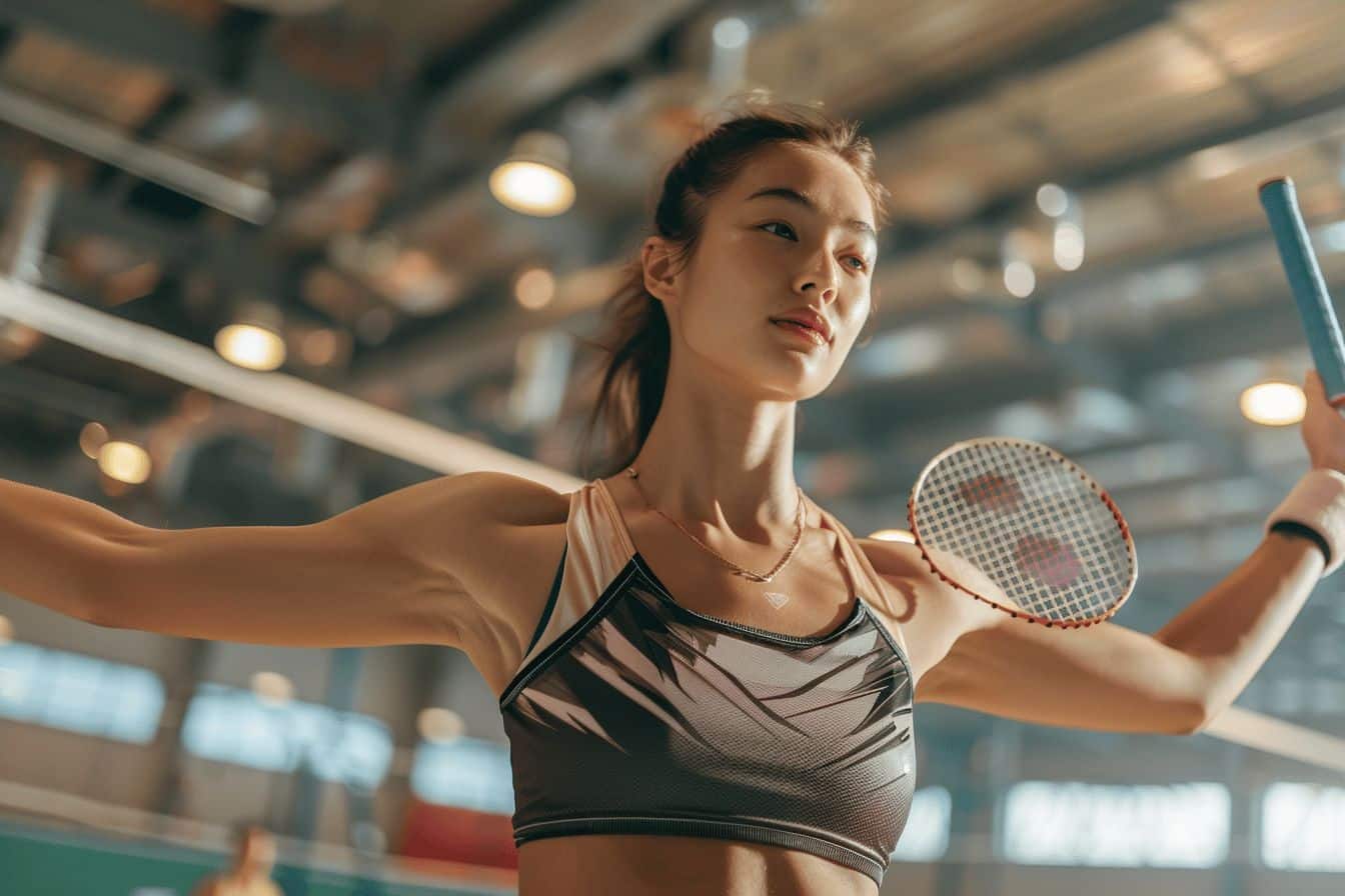 Préparer son corps avant un match de badminton